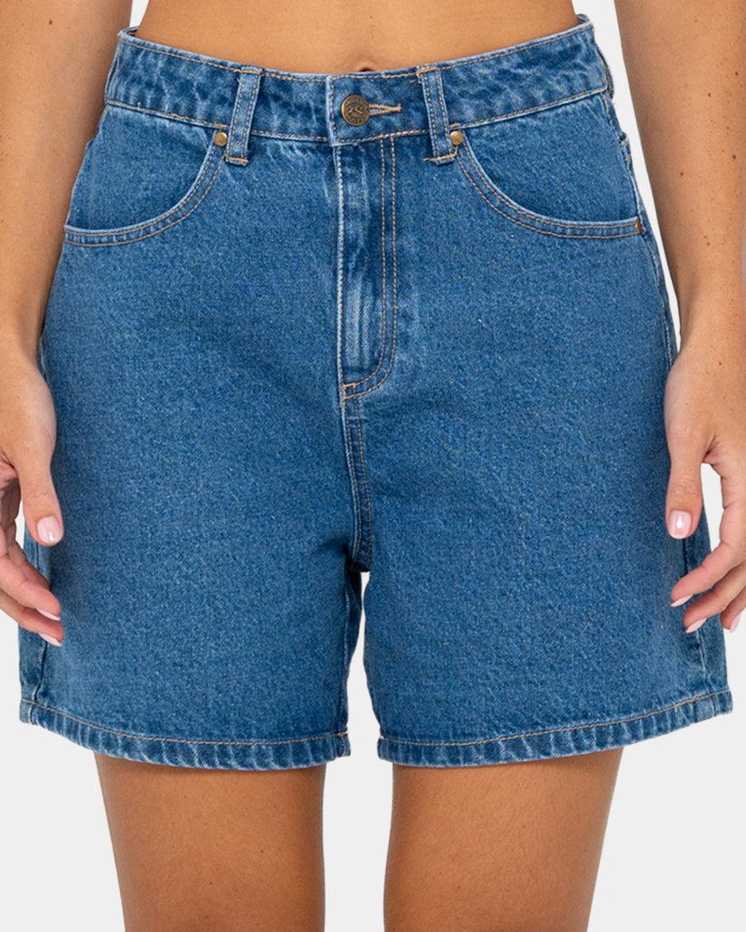 Womens Cyprus High Denim Shorts