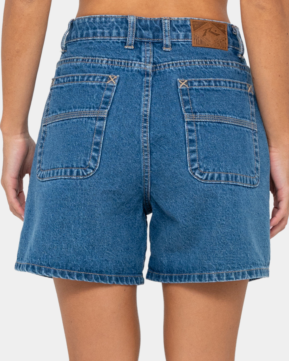 Womens Cyprus High Denim Shorts