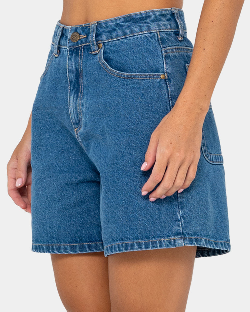 Womens Cyprus High Denim Shorts