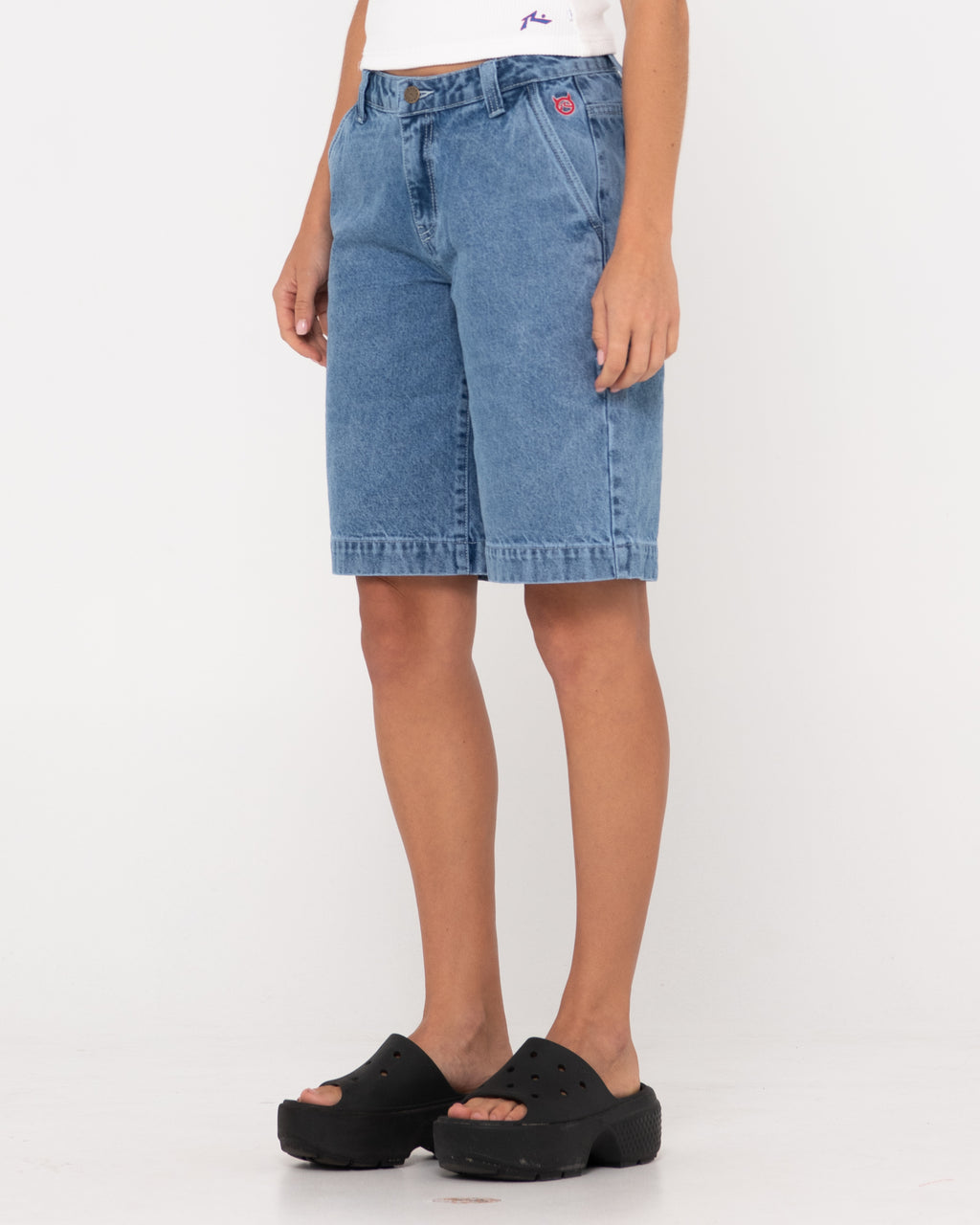 WOMENS BILLIE LOW RISE CARPENTER JORT