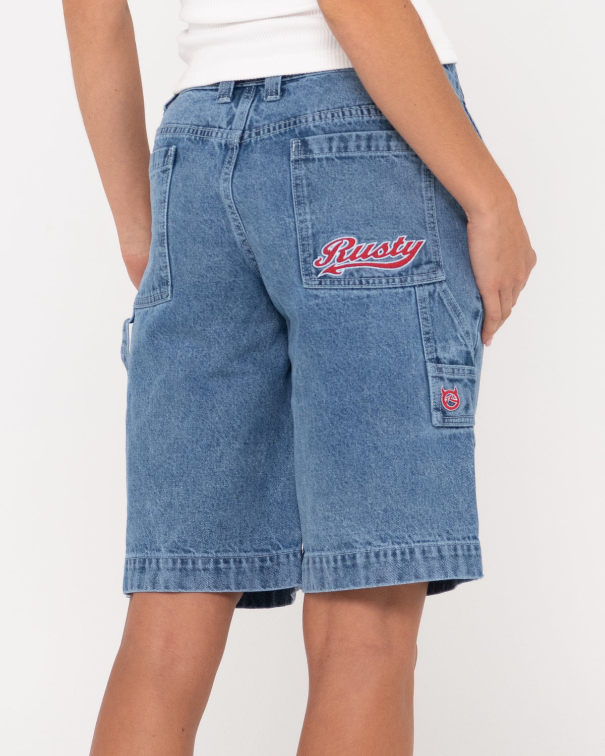 WOMENS BILLIE LOW RISE CARPENTER JORT