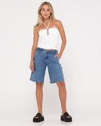 WOMENS BILLIE LOW RISE CARPENTER JORT