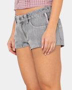 Womens Flip Mommy Low Rise Denim Shorts