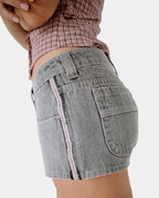 Womens Flip Mommy Low Rise Denim Shorts