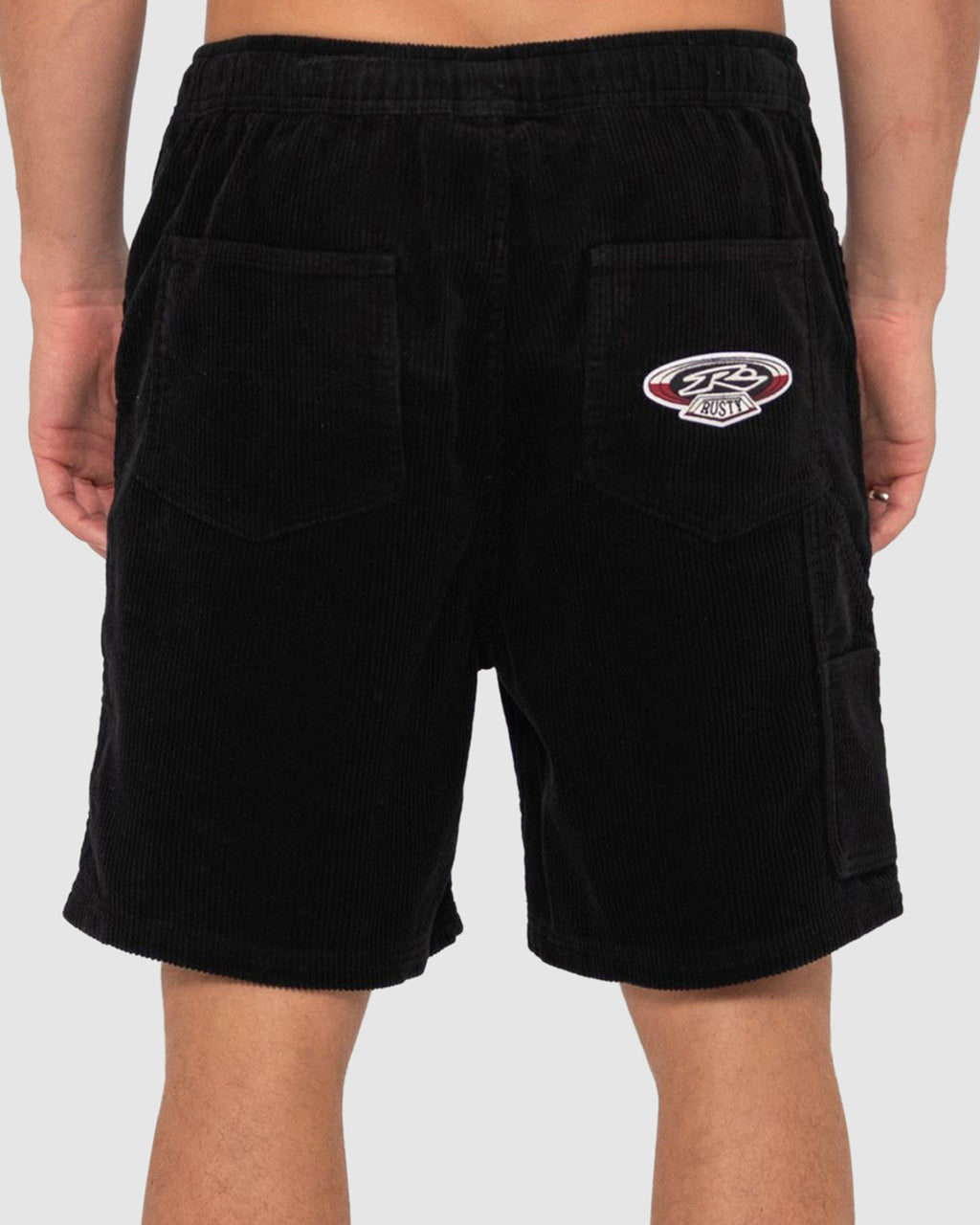 MENS 8 WALE WORKWEAR ELASTIC SHORTS