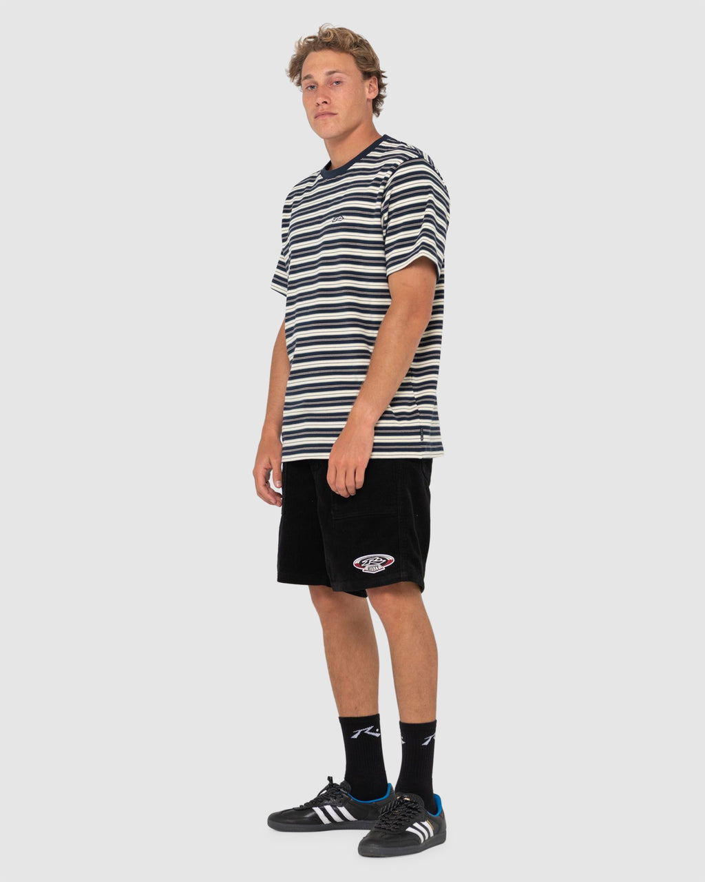 MENS 8 WALE WORKWEAR ELASTIC SHORTS