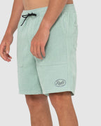 MENS 8 WALE 20" WORKWEAR ELASTIC SHORTS