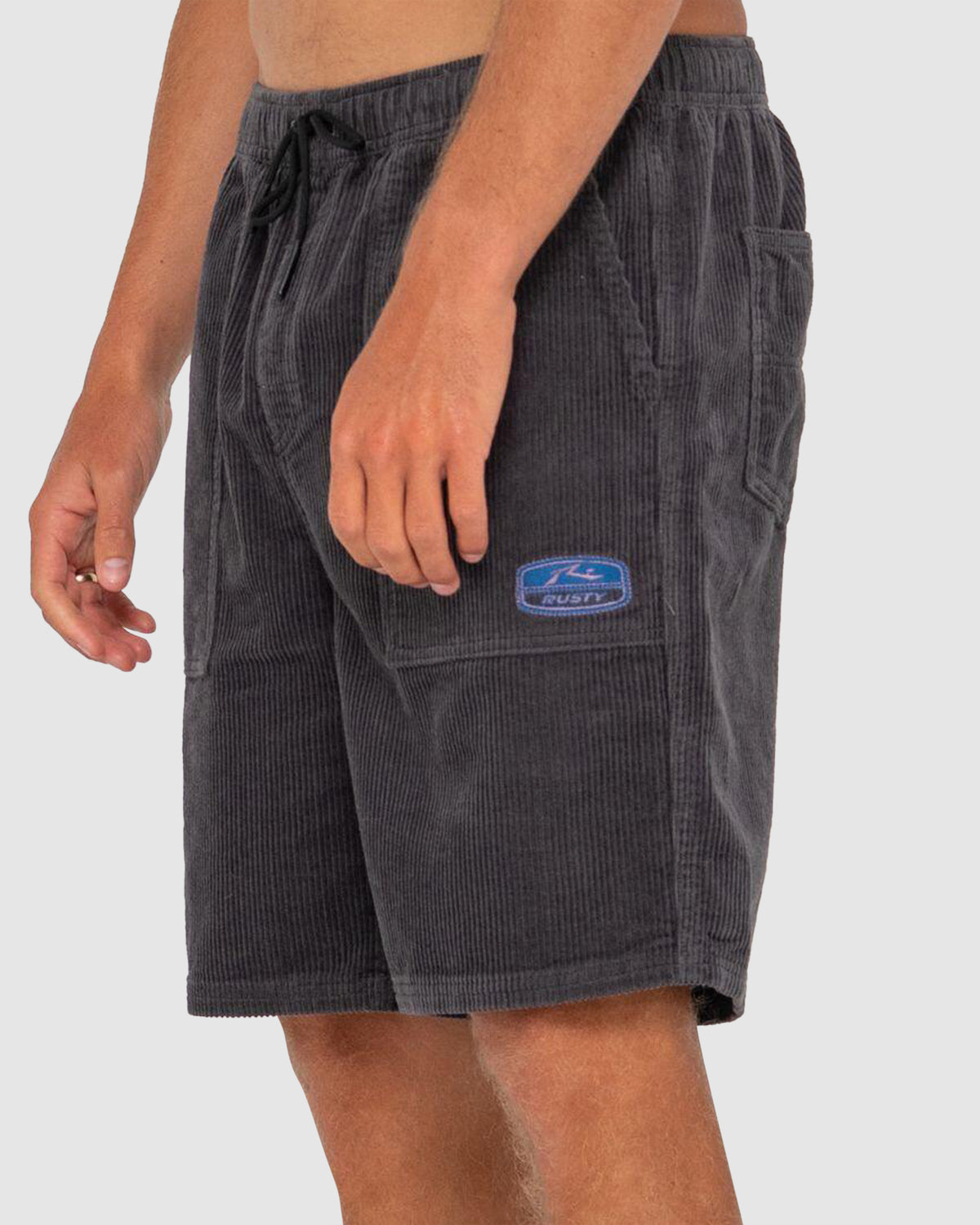 MENS 8 WALE WORKWEAR ELASTIC SHORTS