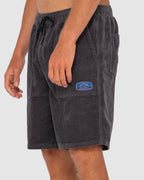 MENS 8 WALE WORKWEAR ELASTIC SHORTS