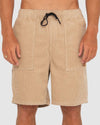 MENS 8 WALE WORKWEAR ELASTIC SHORTS