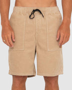 MENS 8 WALE WORKWEAR ELASTIC SHORTS