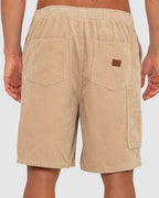 MENS 8 WALE WORKWEAR ELASTIC SHORTS
