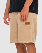MENS 8 WALE WORKWEAR ELASTIC SHORTS