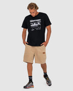MENS 8 WALE WORKWEAR ELASTIC SHORTS