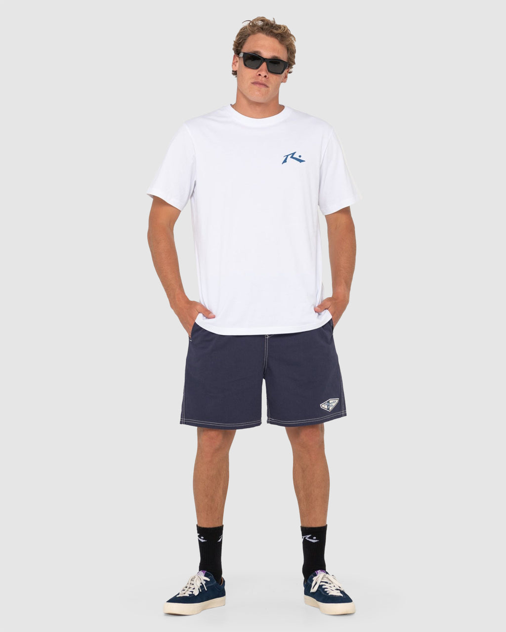 MENS MANILA FOLDER 19 HERITAGE ELASTIC SHORTS