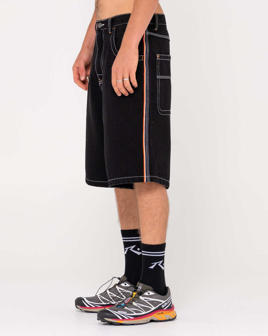 MENS FLIP DADDY DRAGGIN DENIM SHORTS