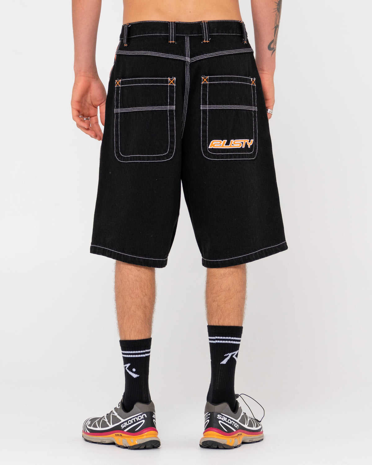 MENS FLIP DADDY DRAGGIN DENIM SHORTS