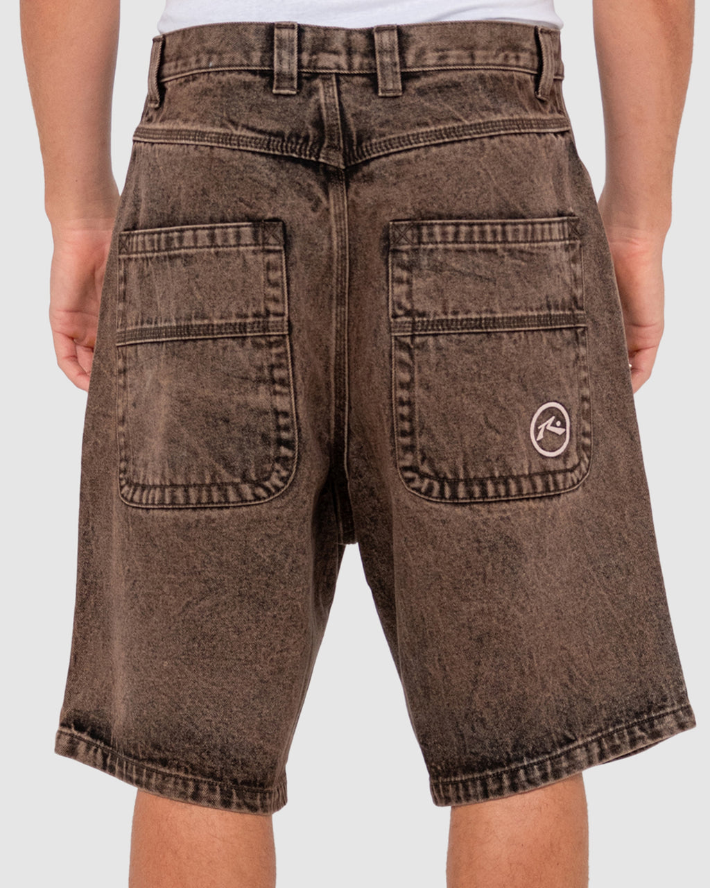 MENS R DOT BAGGY OVERDYE WALK SHORTS
