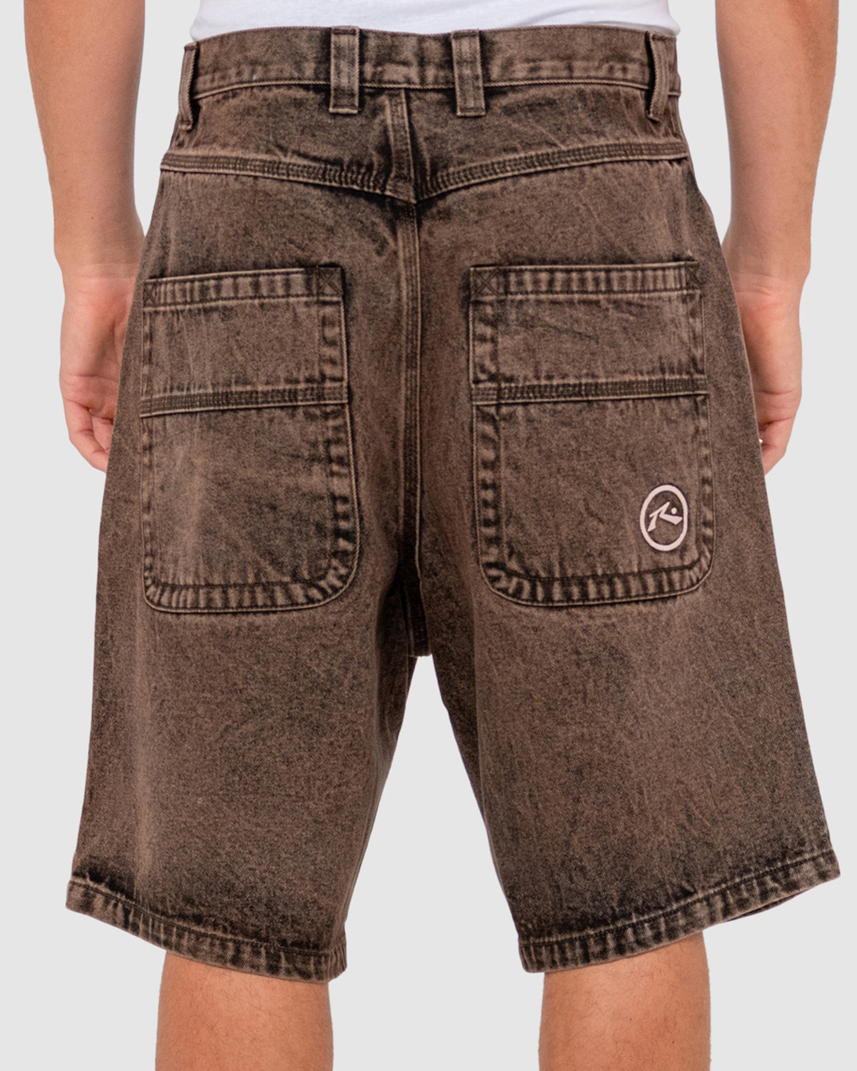 MENS R DOT BAGGY OVERDYE WALK SHORTS