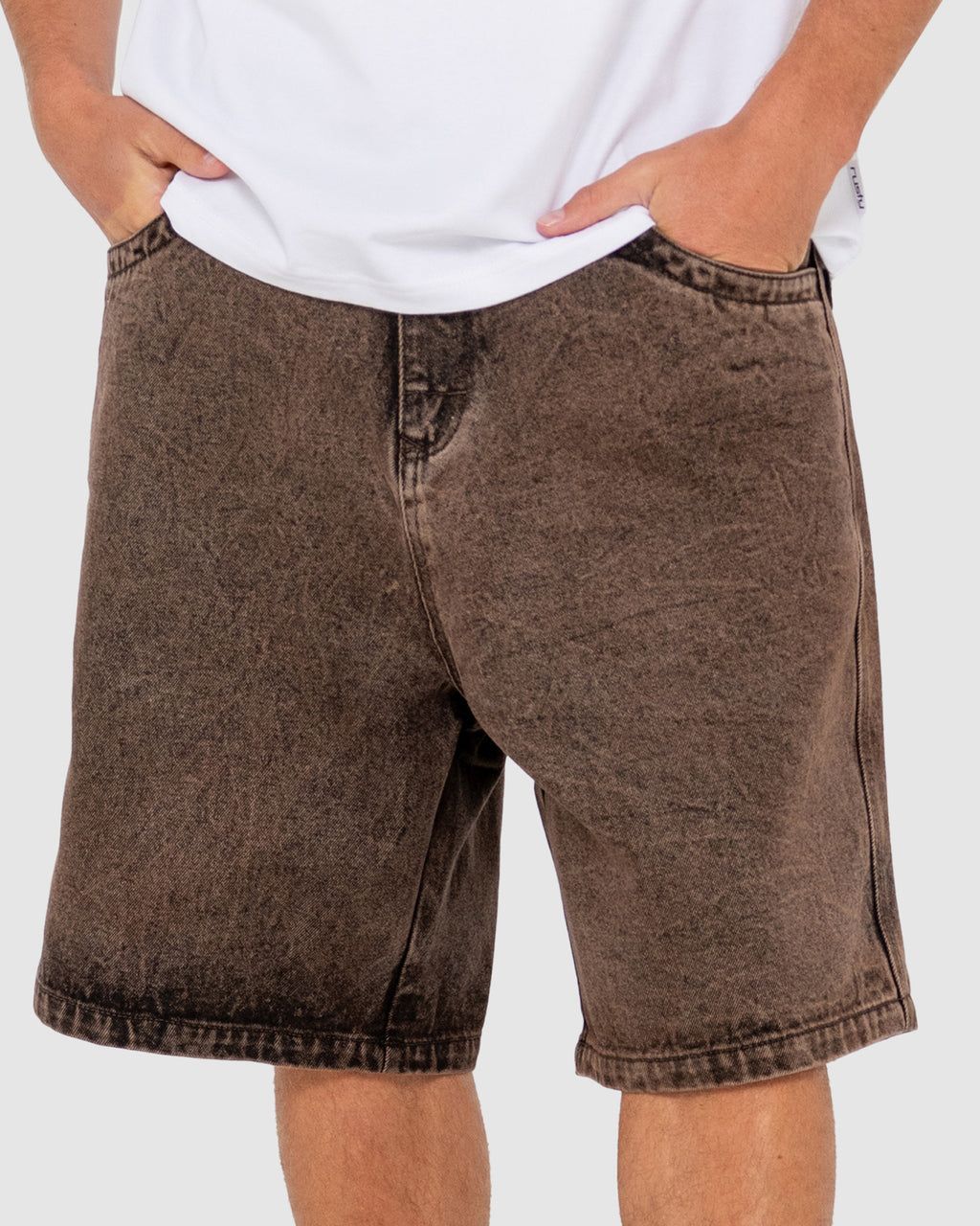 MENS R DOT BAGGY OVERDYE WALK SHORTS