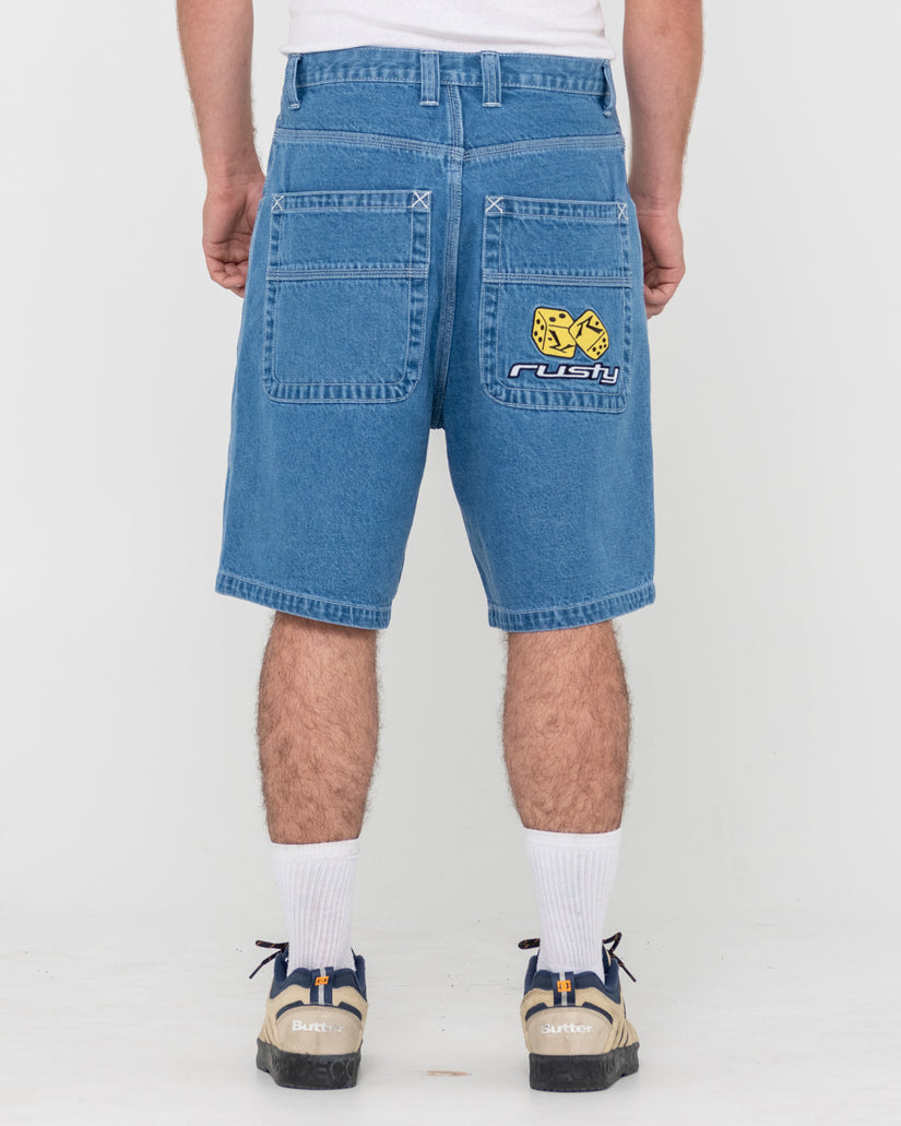 MENS FLIP DADDY ALL IN DENIM SHORTS