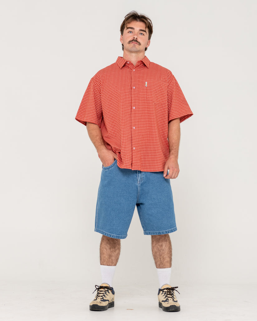 MENS FLIP DADDY ALL IN DENIM SHORTS