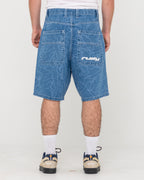 MENS FLIP DADDY LAZER DENIM SHORTS