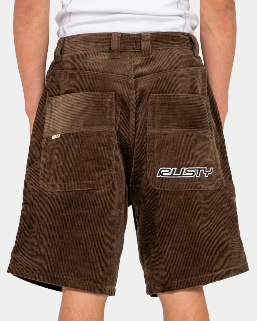 Mens Flip Daddy Baggy Cord 22" Walkshorts