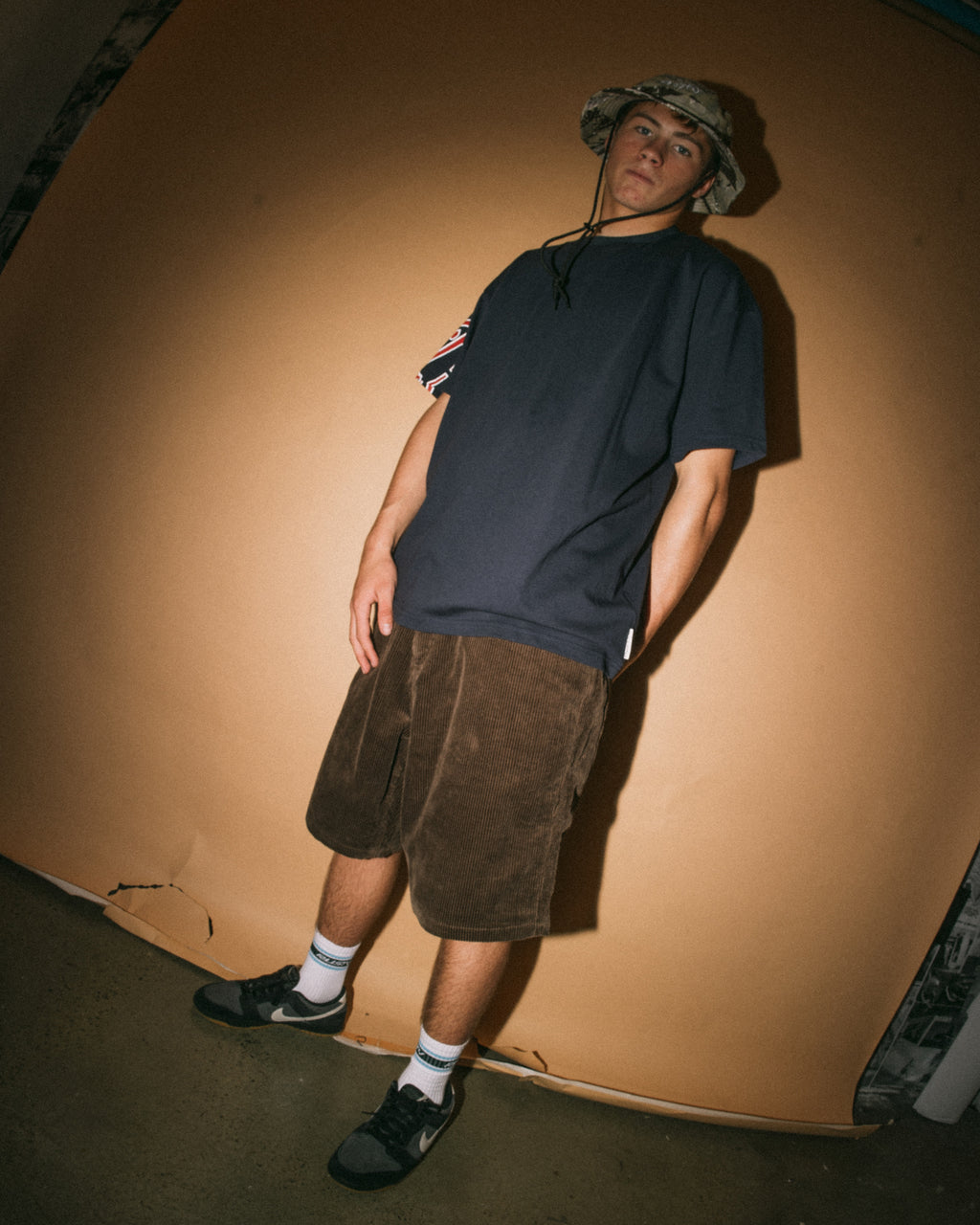 Mens Flip Daddy Baggy Cord 22" Walkshorts