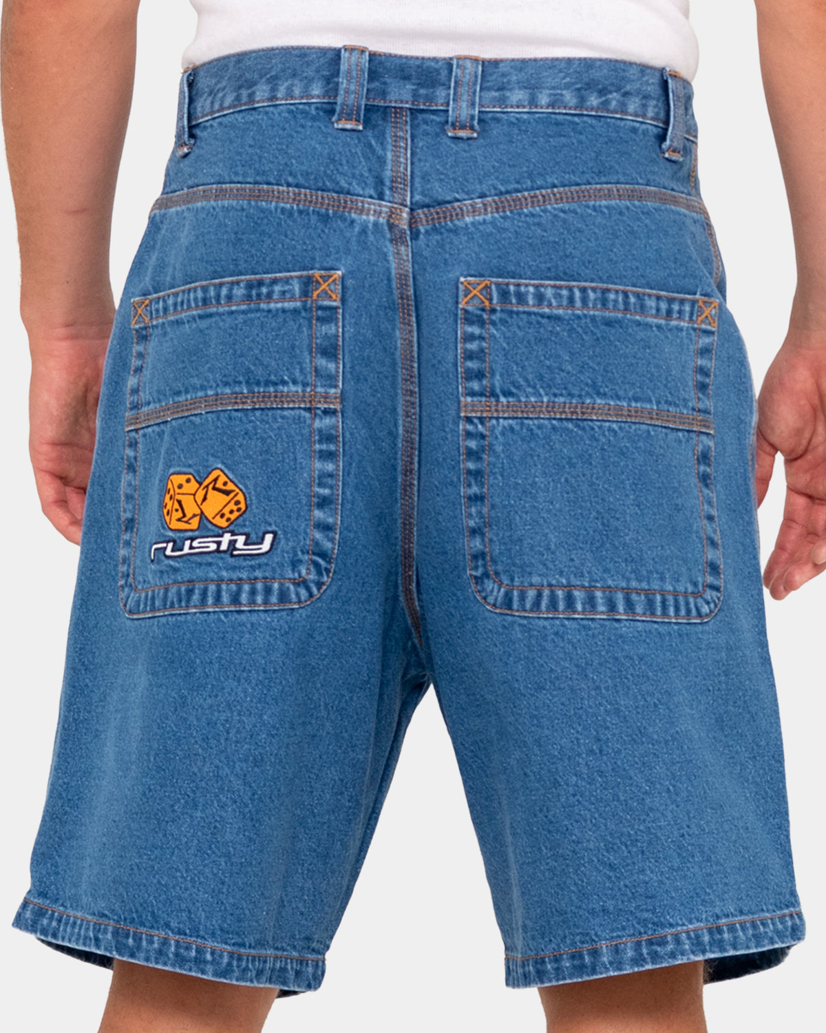 Mens Flip Daddy Low Ballin Denim Shorts