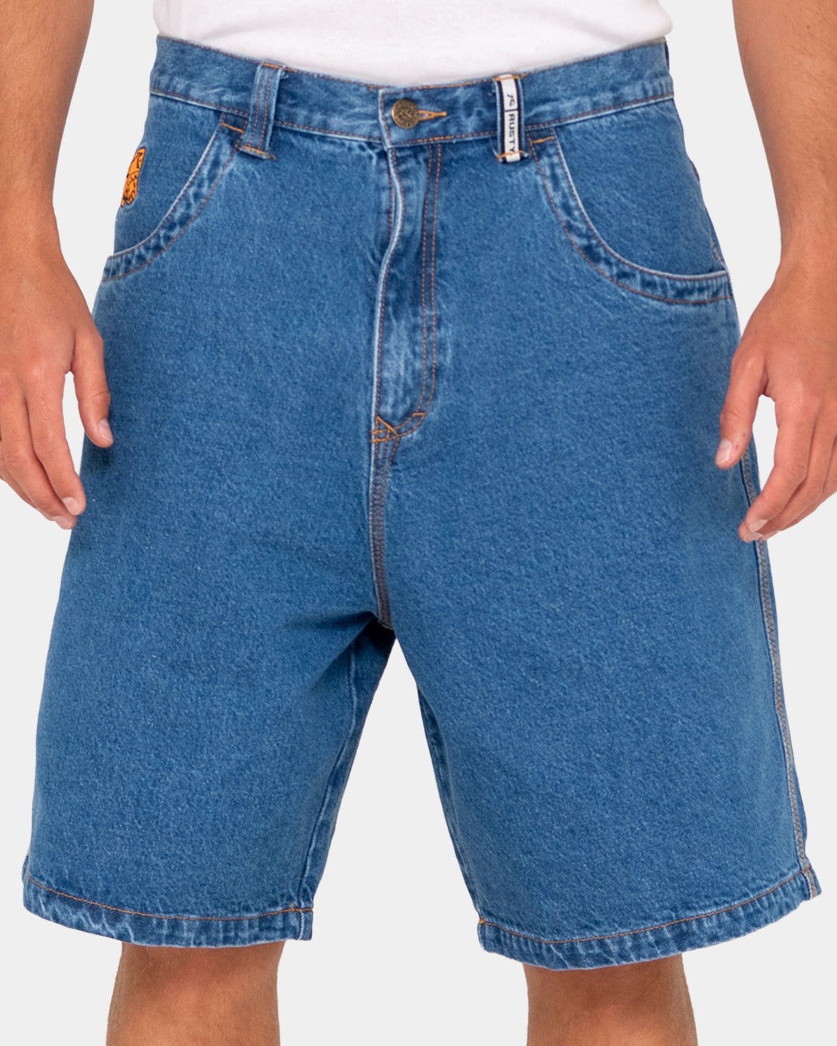Mens Flip Daddy Low Ballin Denim Shorts