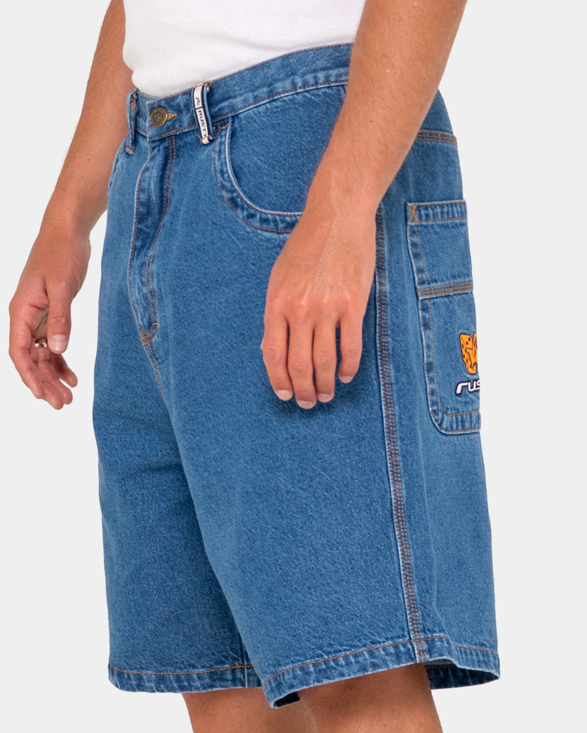 Mens Flip Daddy Low Ballin Denim Shorts