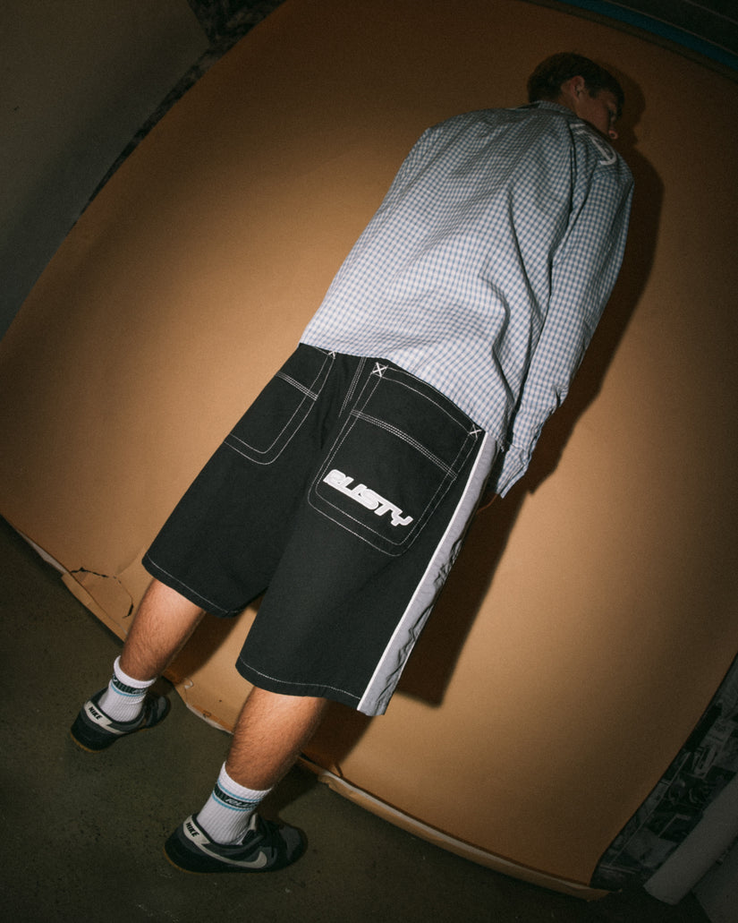 Mens Flip Daddy Taped Baggy 23" Walkshorts