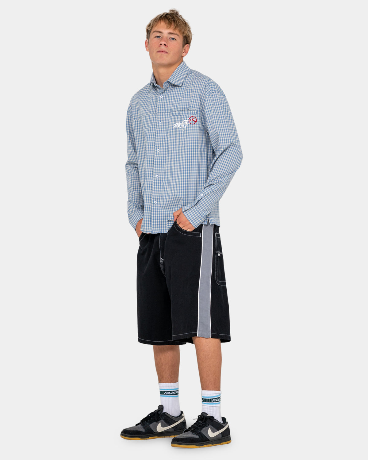 Mens Flip Daddy Taped Baggy 23" Walkshorts