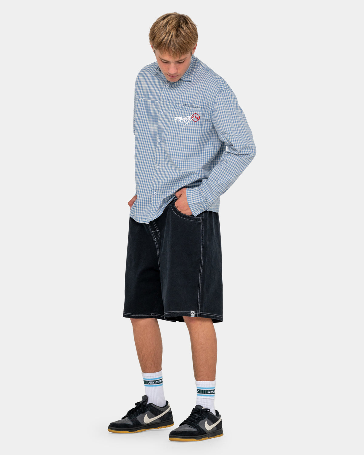 Mens Flip Daddy Elastic Baggy Walkshorts