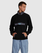 MENS THUNDERSTRUCK QUARTER ZIP FLEECE JUMPER