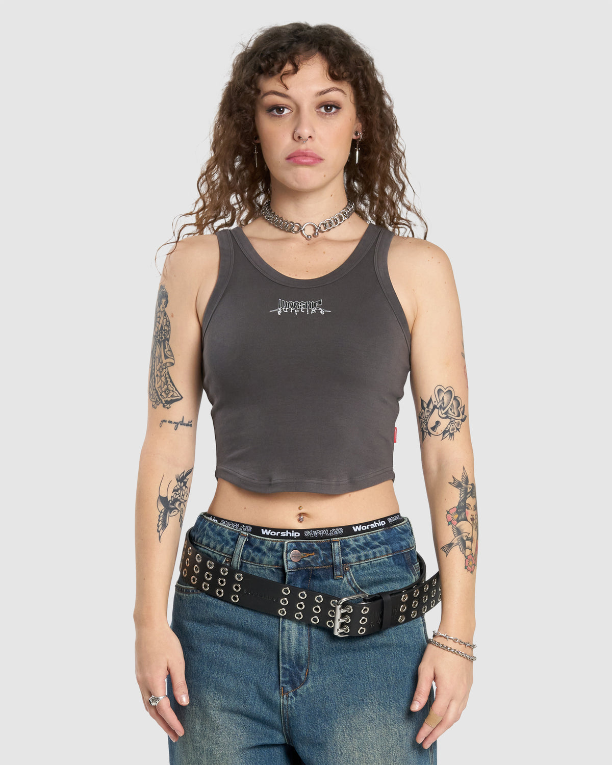 WOMENS SWAN LAKE CURVE TANK TOP