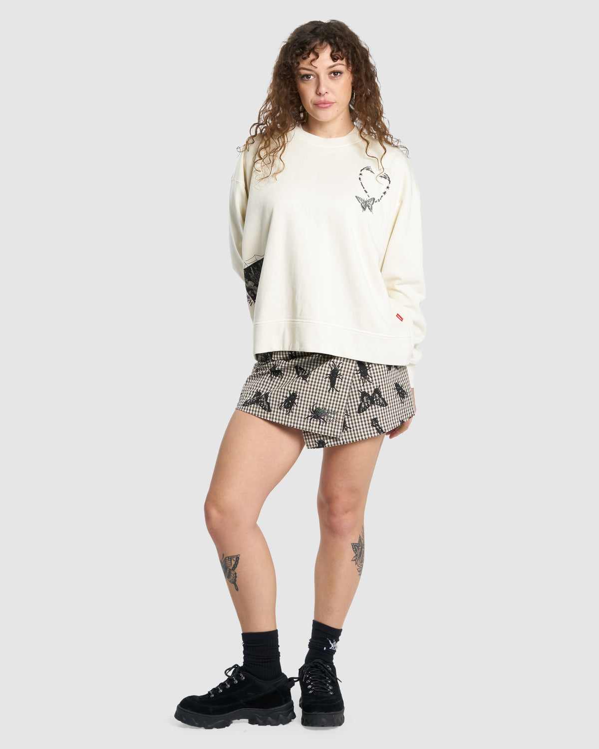 WOMENS CREATURES BOX FIT CREW NECK