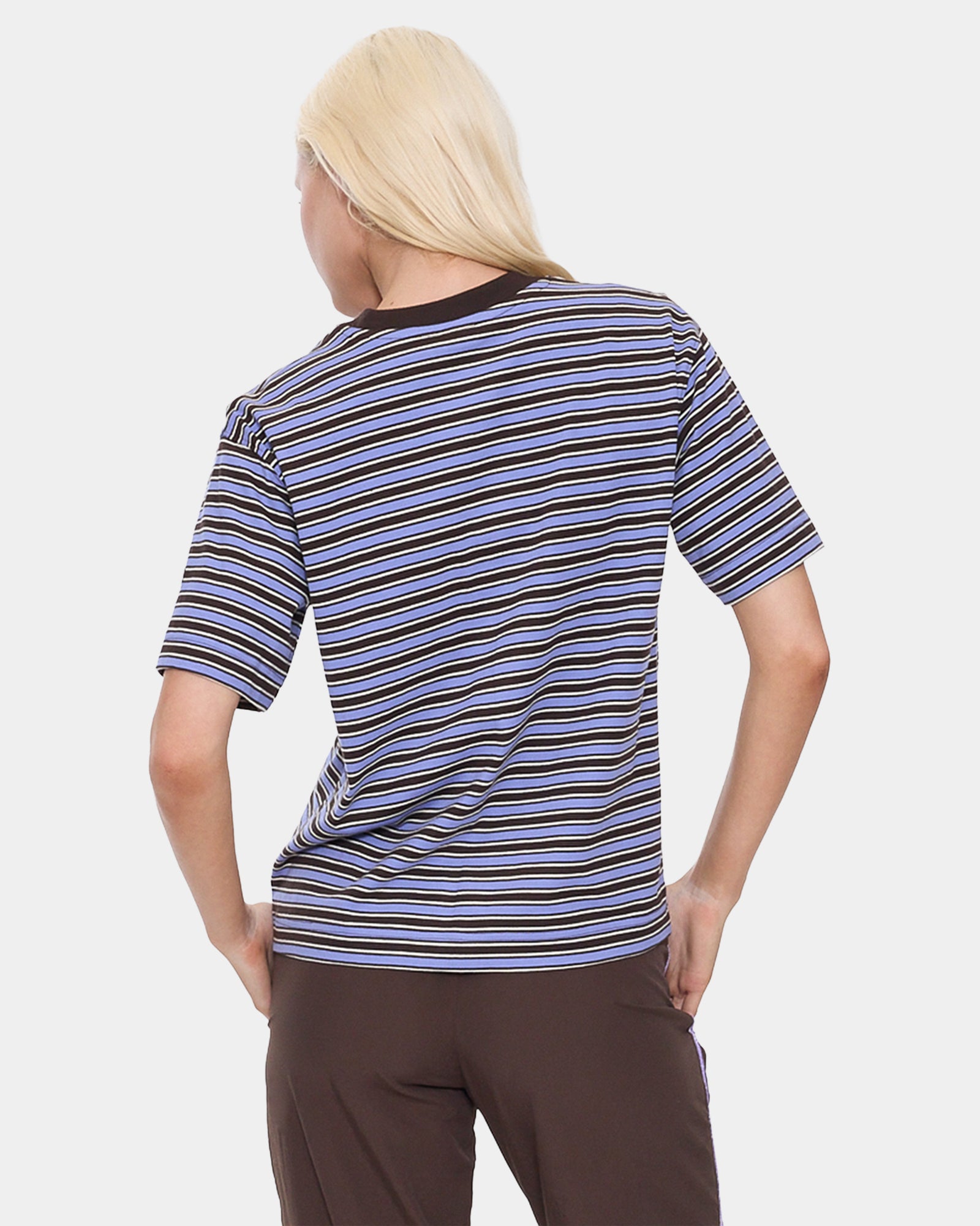 Womens Coed Stripe Regular Fit T-Shirt