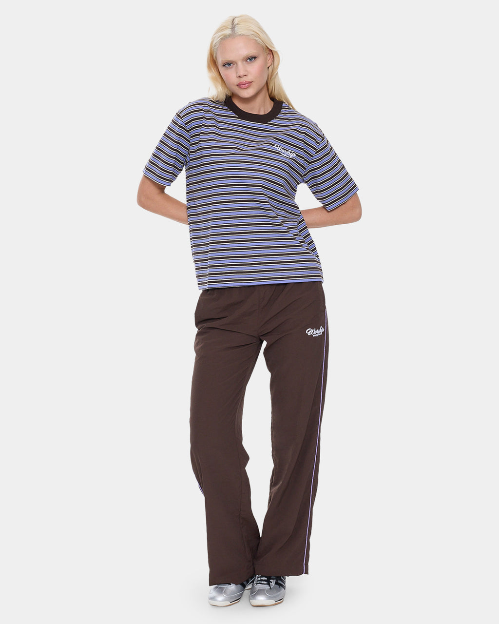 Womens Coed Stripe Regular Fit T-Shirt