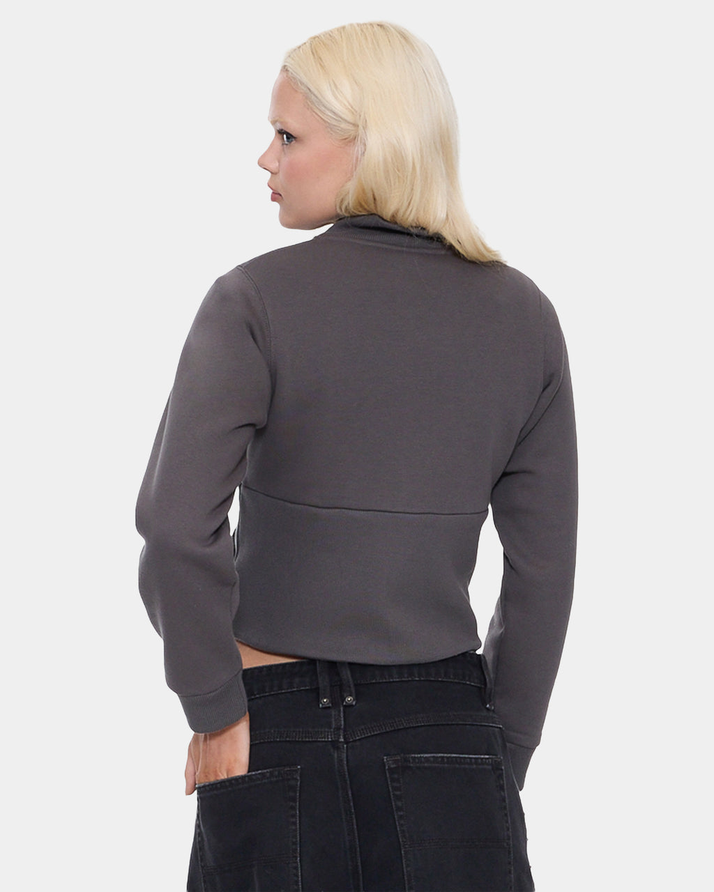 Womens Treasured Y2K Zip Fleece Jacket