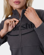 Womens Treasured Y2K Zip Fleece Jacket
