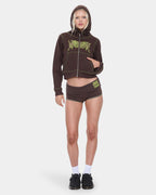 Womens Trouble Zip Fleece Jacket