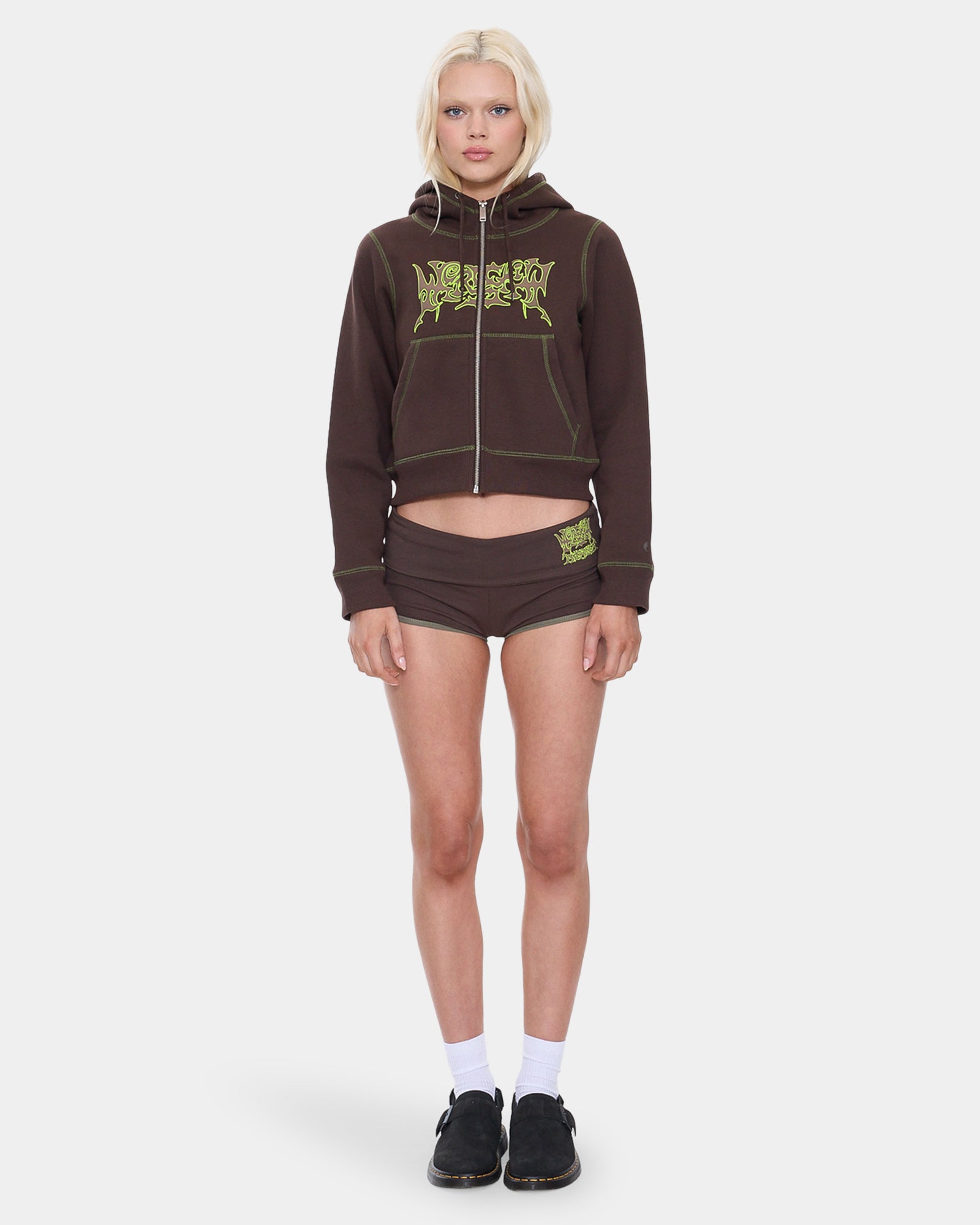 Womens Trouble Zip Fleece Jacket