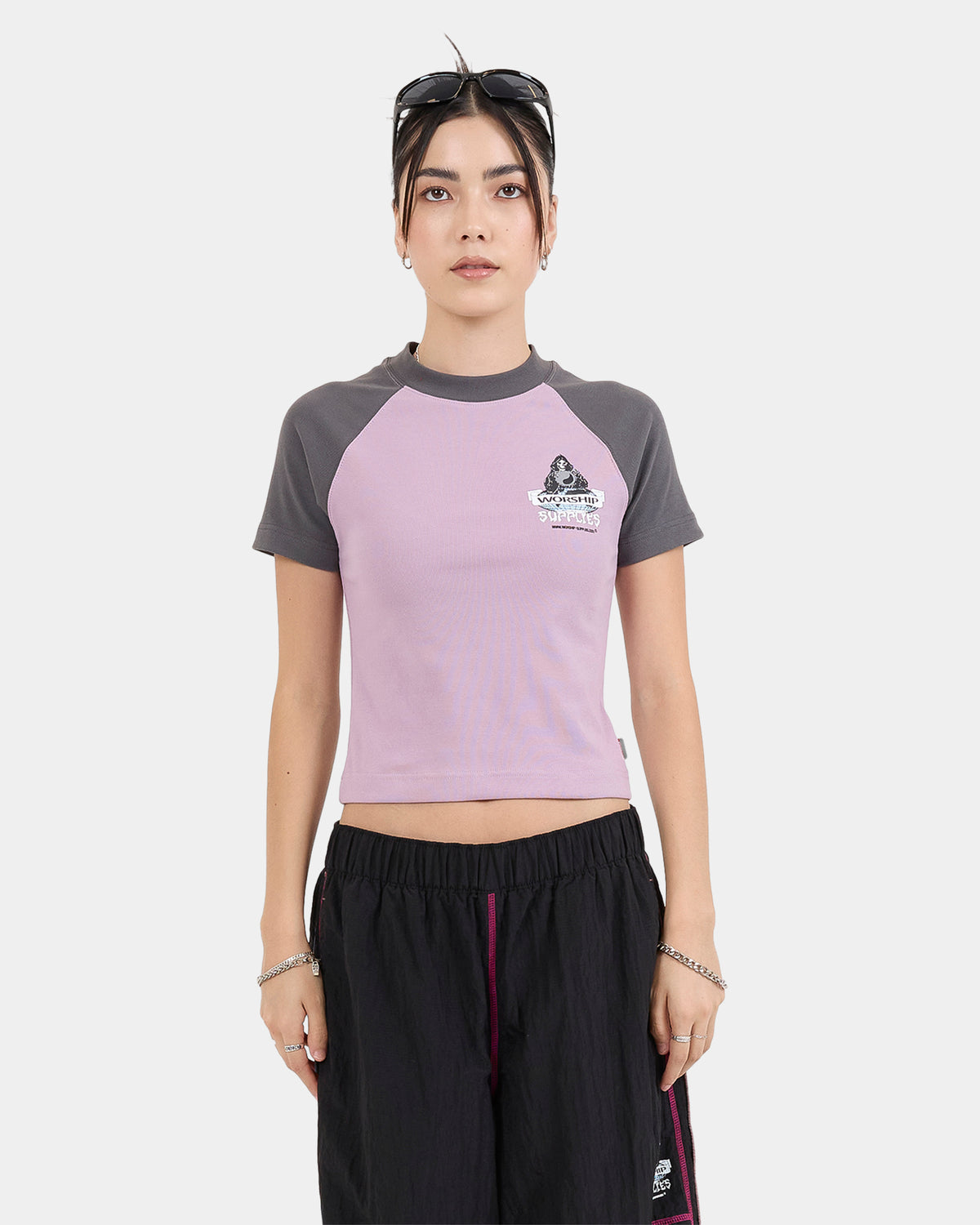 Mens Voyant Slim Raglan T-Shirt