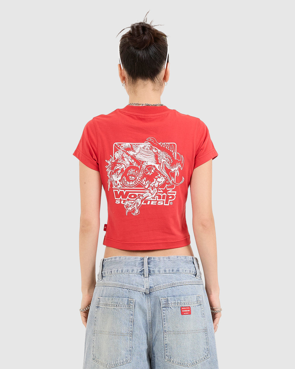 WOMENS PUSH OFF TEENY T-SHIRT