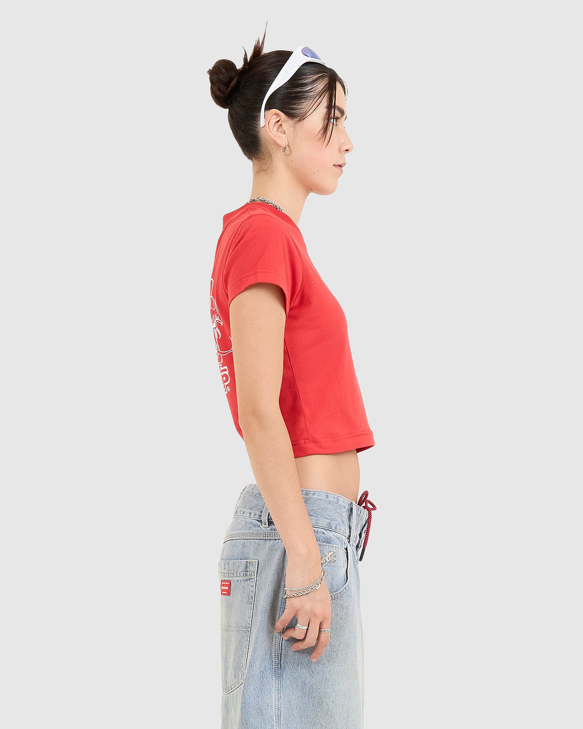 WOMENS PUSH OFF TEENY T-SHIRT