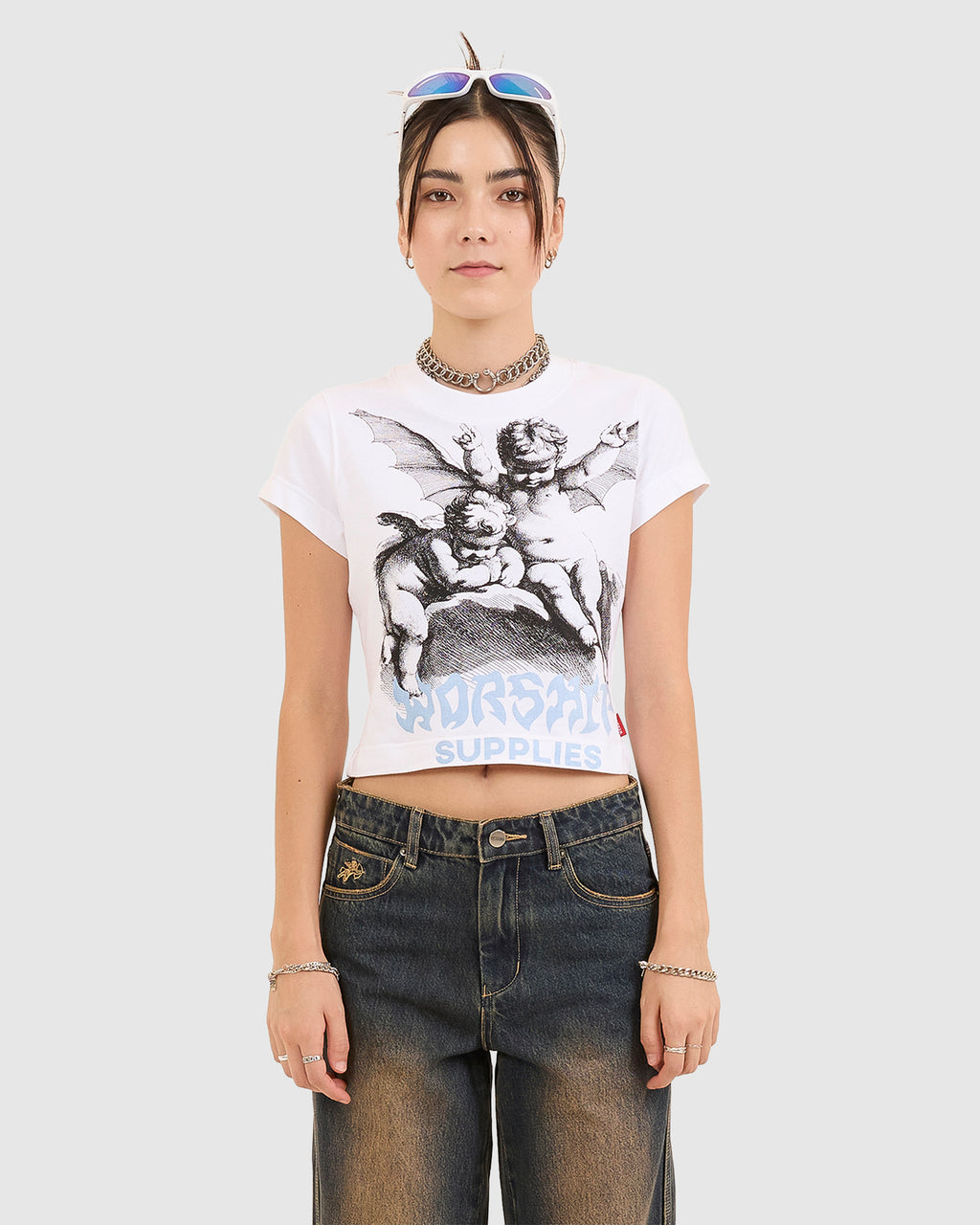 WOMENS HORNS TEENY T-SHIRT