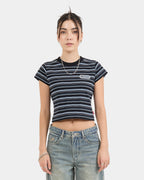Womens Express Stripe Teeny T-Shirt