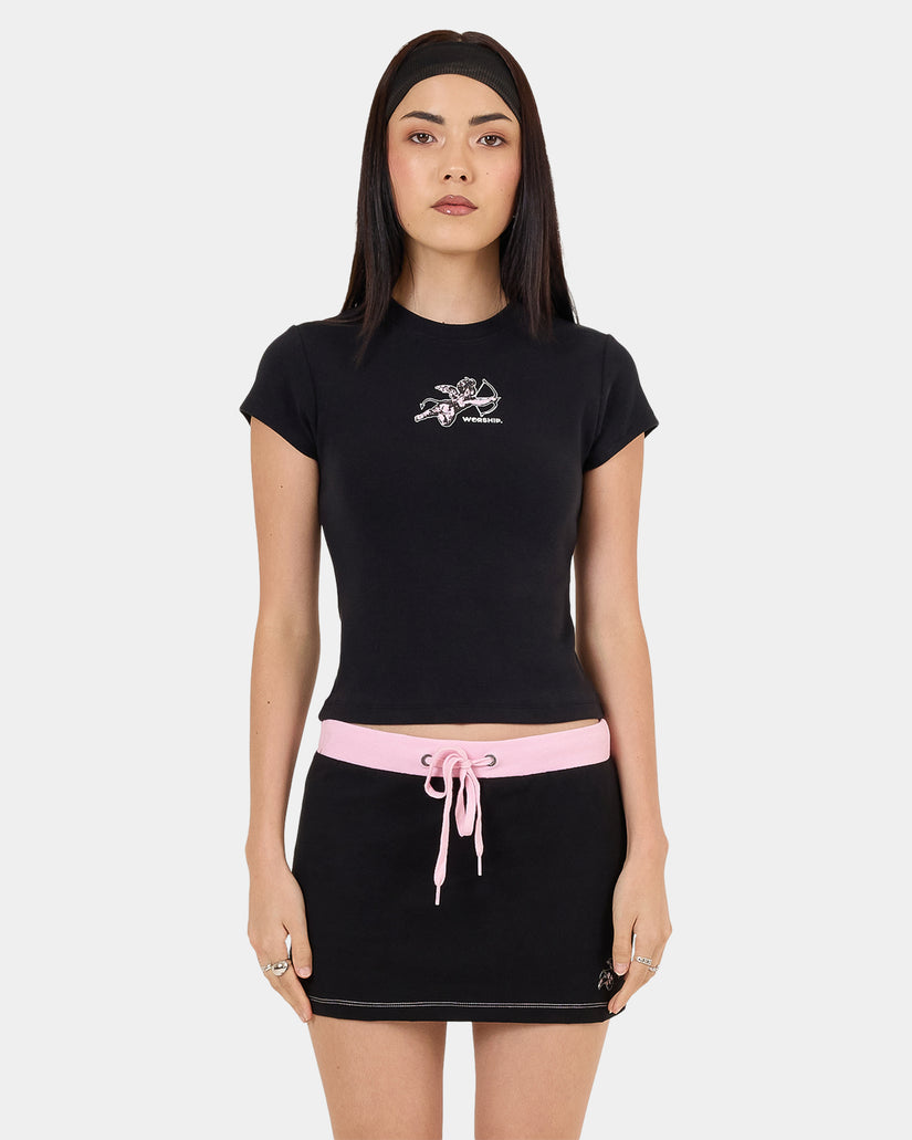 Womens Cherub Cap Sleeve T-Shirt